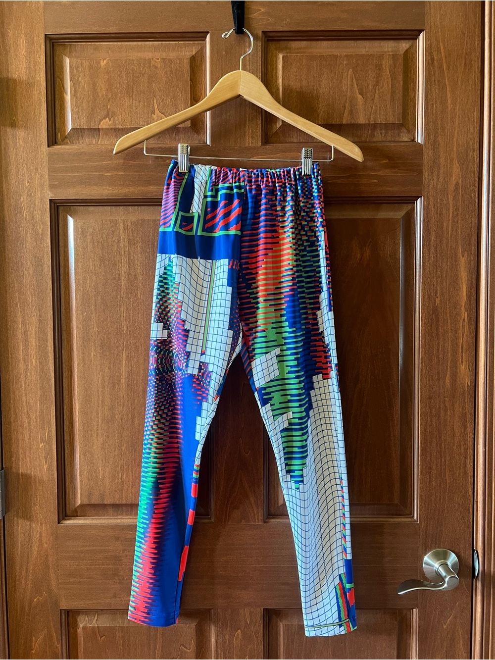 Junya Watanabe Leggings Printed Blue Multicolor Size S